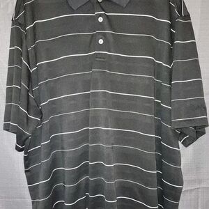Walter Hagen Black and White Polo Shirt Classic Design